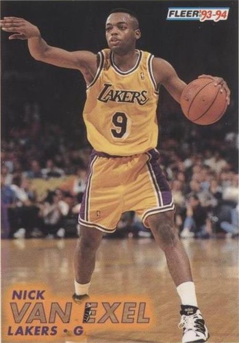 1993 Fleer Nick Van Exel #316 Los Angeles Lakers | eBay