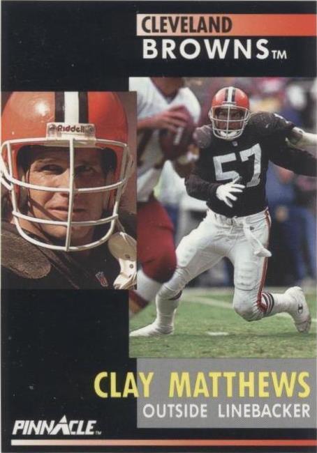 Pinnacle Clay Matthews #251 1991