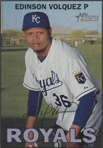2016 Topps Heritage - Edinson Volquez #491
