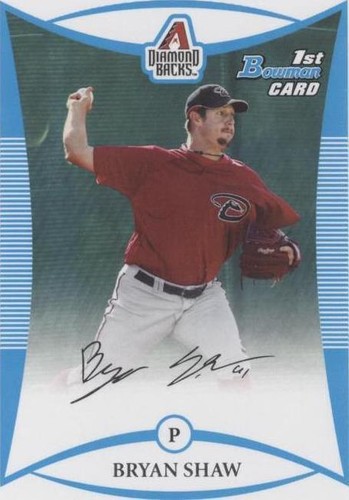 2008 Bowman Draft Picks & Prospects - Bryan Shaw #BDPP44