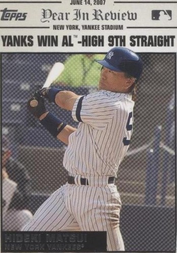 2008 Topps - Hideki Matsui #YR75
