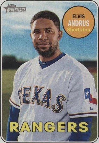 2018 Topps Heritage - Elvis Andrus #153