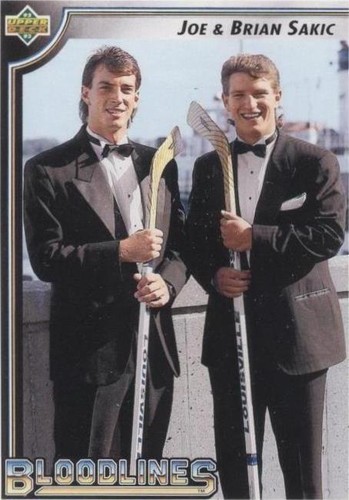 1992-93 Upper Deck - Brian Sakic Joe Sakic #36