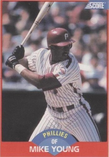 1989 Score - Mike Young #494