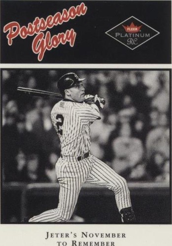 小物 Jeter 2001 Fleer Platinum #494 Derek Jeter PG ~ NY Yankees