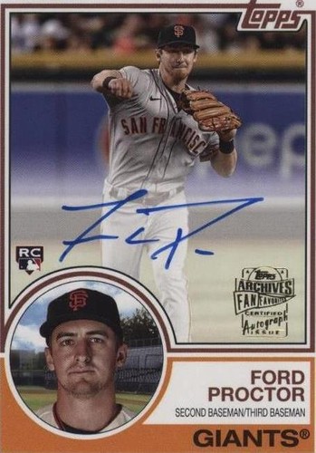 2023 Topps Archives - Ford Proctor #83FF-FP