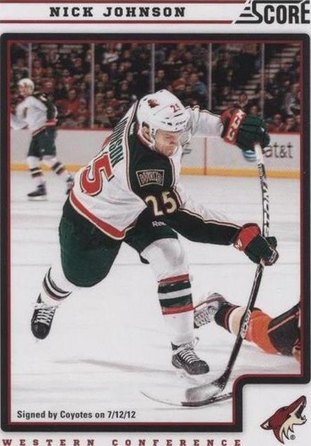 2012-13 Score - Nick Johnson #242