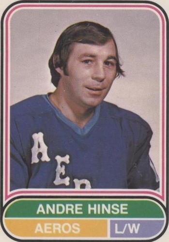 1975-76 O-Pee-Chee WHA - Andre Hinse #35