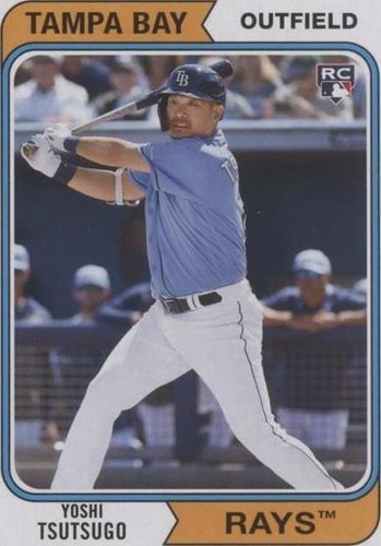 2020 Topps Triple Threads Yoshi Tsutsugo Gold Rookie Card # 38/99