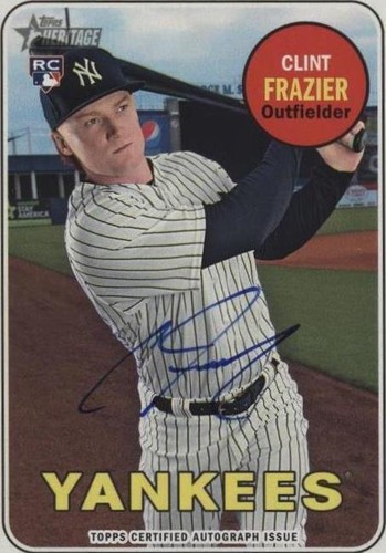 2018 Topps Heritage - Clint Frazier #ROA-CF