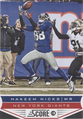 2013 Score Hakeem Nicks #138