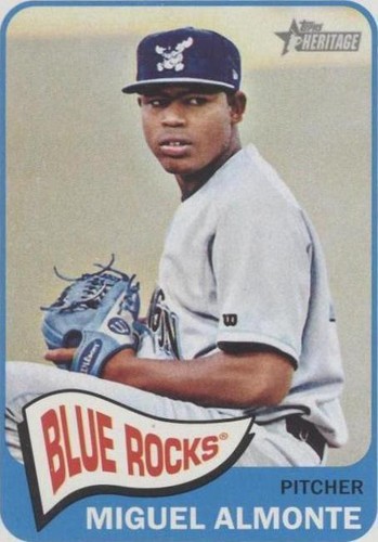 2014 Topps Heritage Minor League Edition - Miguel Almonte #202