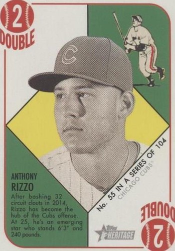 2015 Topps Heritage '51 - Anthony Rizzo #55