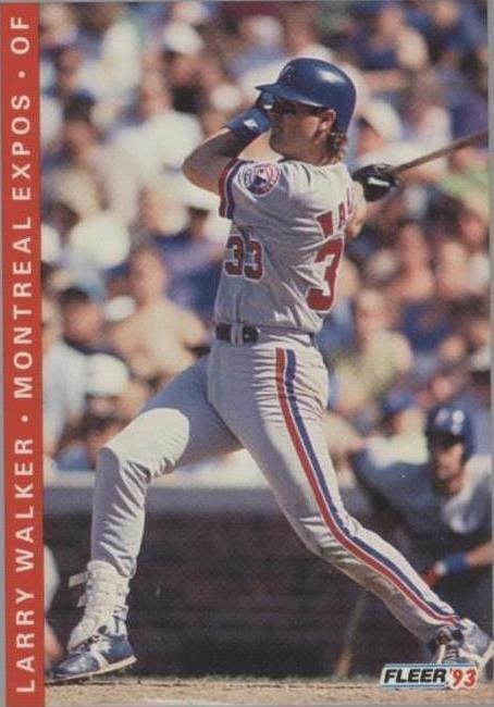 Fleer 1993 - Larry Walker #81