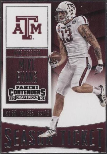 2016 Panini Contenders Draft Picks Mike Evans #76