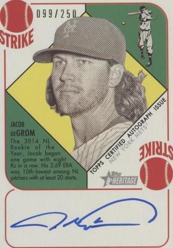 2015 Topps Heritage '51 - Jacob deGrom #H51A-JD