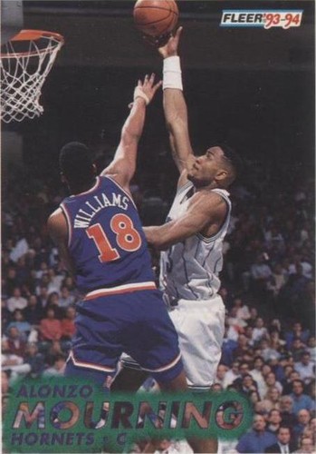 1993-94 Fleer - Alonzo Mourning #22