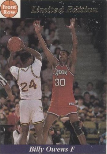 1991-92 Front Row Limited Edition Billy Owens - Billy Owens #4