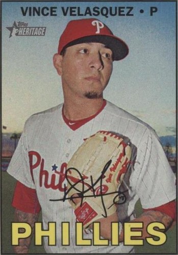 2016 Topps Heritage High Number - Vince Velasquez #715