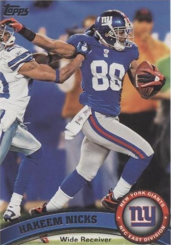2011 Topps Hakeem Nicks #340
