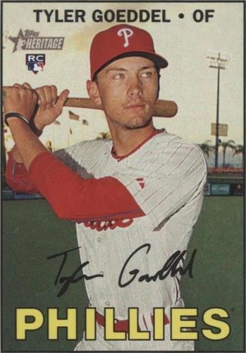 2016 Topps Heritage High Number - Tyler Goeddel #667