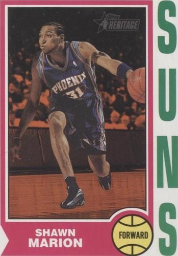 2001-02 Topps Heritage - Shawn Marion #33