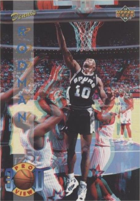 1993-94 Upper Deck Pro View 3D - Dennis Rodman #43