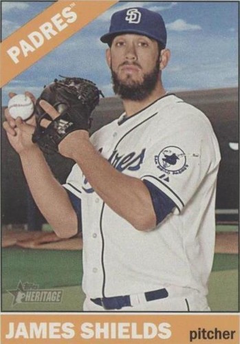 2015 Topps Heritage High Number - James Shields #555