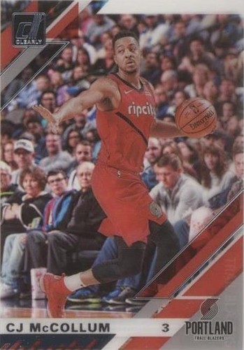 2019-20 Panini Clearly Donruss - C.J. McCollum #47