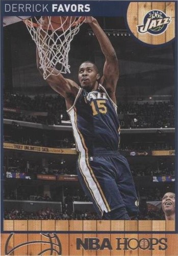 2013-14 NBA Hoops - Derrick Favors #162