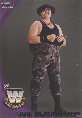 2010 Topps WWE - Sgt. Slaughter #89