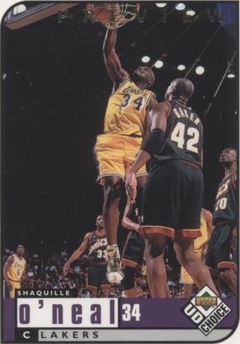 UD CHOICE PREVIEW 1998 MICHAEL JORDAN SHAQUILLE O'NEAL KOBE BRYANT