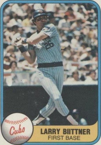 1981 Fleer - Larry Biittner #314