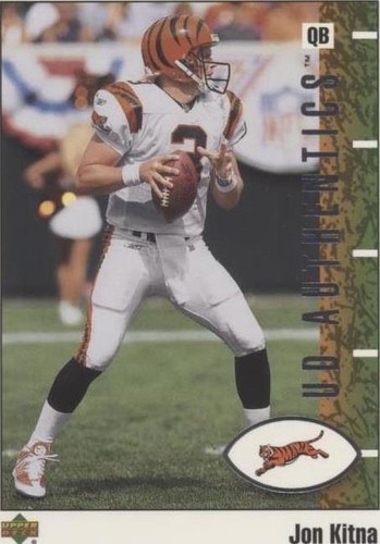 2002 UD Authentics Jon Kitna #18
