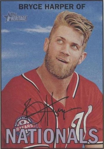 2016 Topps Heritage - Bryce Harper #450
