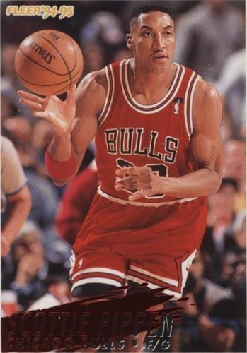 🔥 1994-95 Fleer SCOTTIE PIPPEN “Super Star” Insert Bulls #5/6