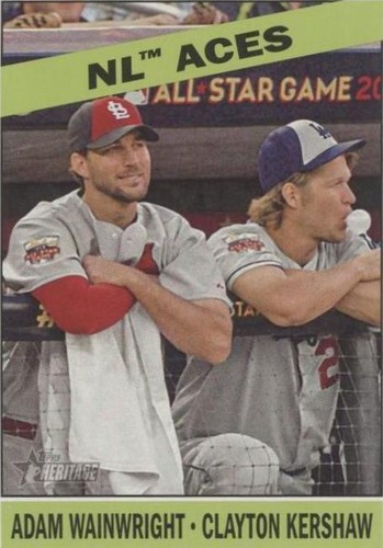 2015 Topps Heritage - Adam Wainwright Clayton Kershaw #273