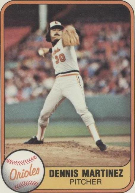 Fleer 1981 - Dennis Martinez #180