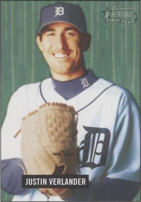 Bowman Heritage 2005 - Justin Verlander #220