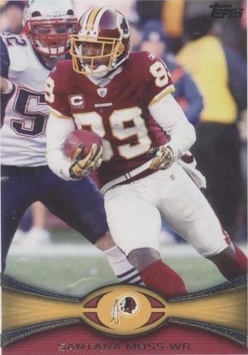 2012 Topps Santana Moss #153