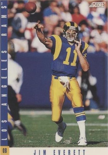 1993 Score Jim Everett #55
