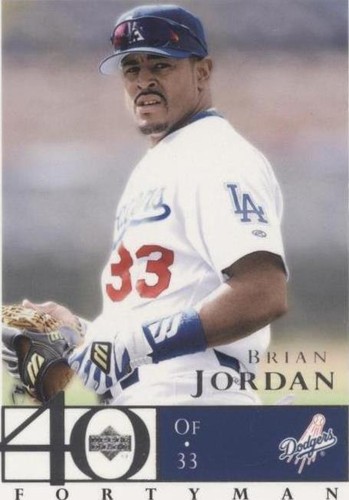 2003 Upper Deck 40 Man - Brian Jordan #525