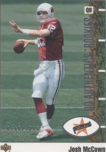 2002 UD Authentics Josh McCown #91