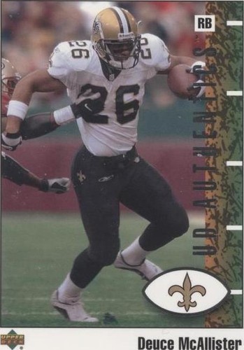 2002 UD Authentics Deuce McAllister #54