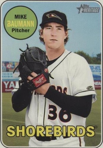 2018 Topps Heritage Minor League Edition - Mike Baumann #134