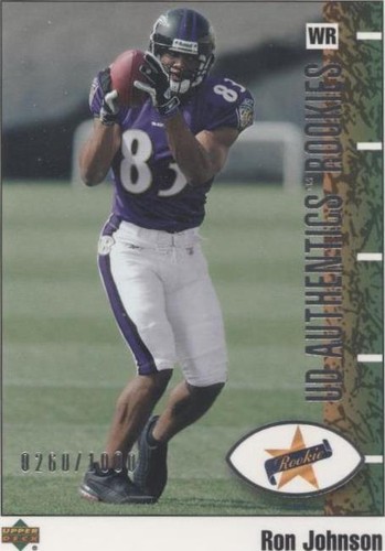 2002 UD Authentics Ron Johnson #96