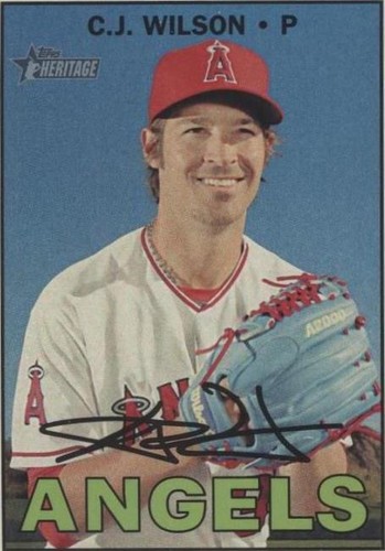 2016 Topps Heritage High Number - C.J. Wilson #693