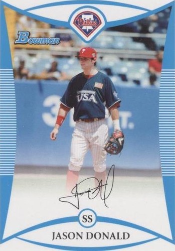2008 Bowman Draft Picks & Prospects - Jason Donald #BDPP85