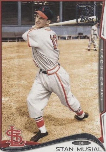 2021 Topps Commemorative 70th Anniversary Patch Stan Musial