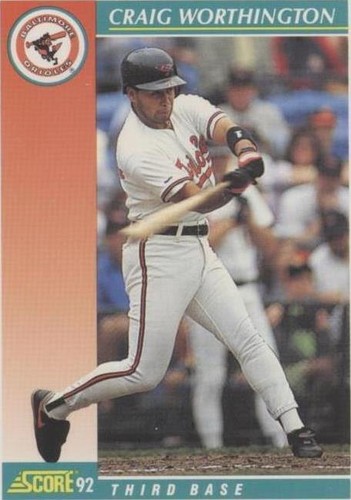 1992 Score - Craig Worthington #724